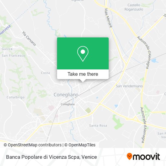 Banca Popolare di Vicenza Scpa map