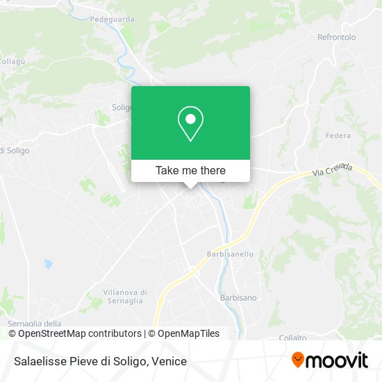 Salaelisse Pieve di Soligo map