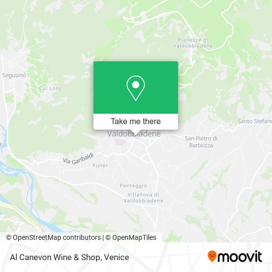 Al Canevon Wine & Shop map