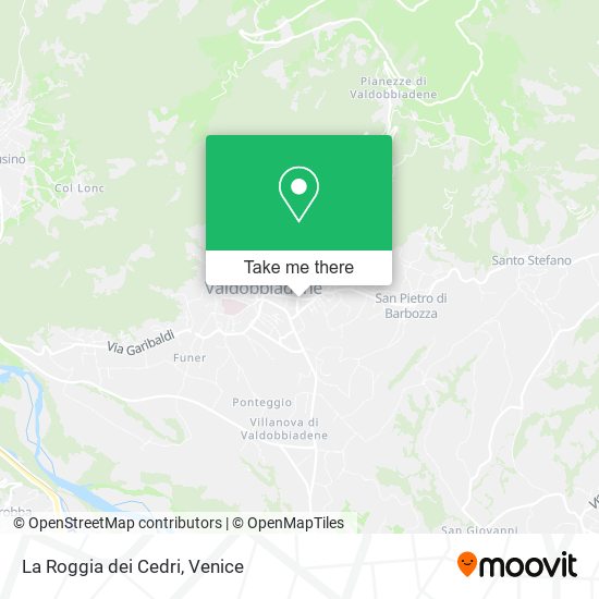 La Roggia dei Cedri map