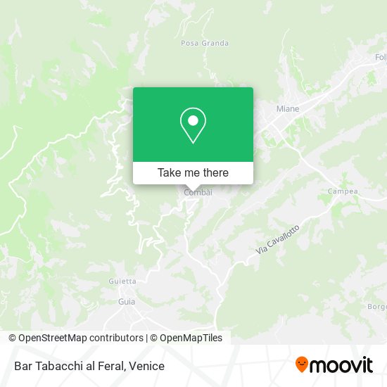 Bar Tabacchi al Feral map