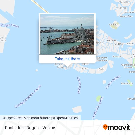 Punta della Dogana map