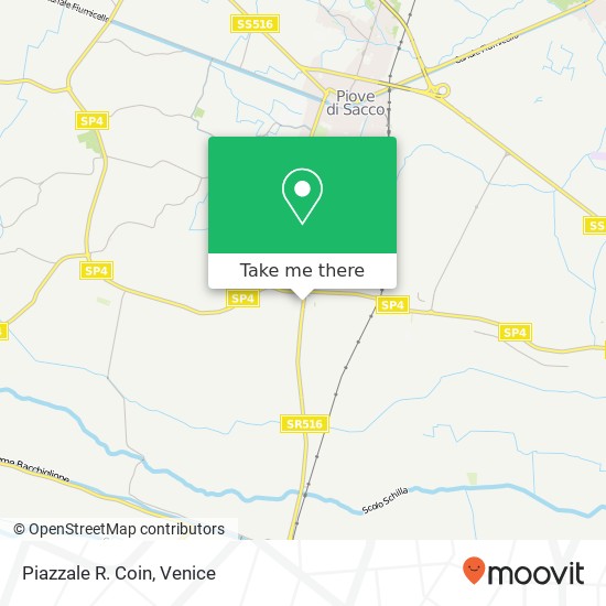 Piazzale R. Coin map