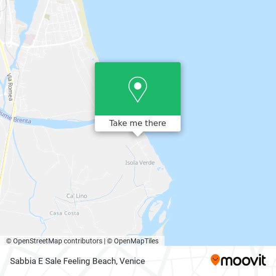 Sabbia E Sale Feeling Beach map