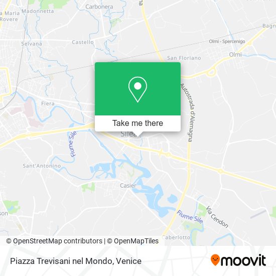 Piazza Trevisani nel Mondo map
