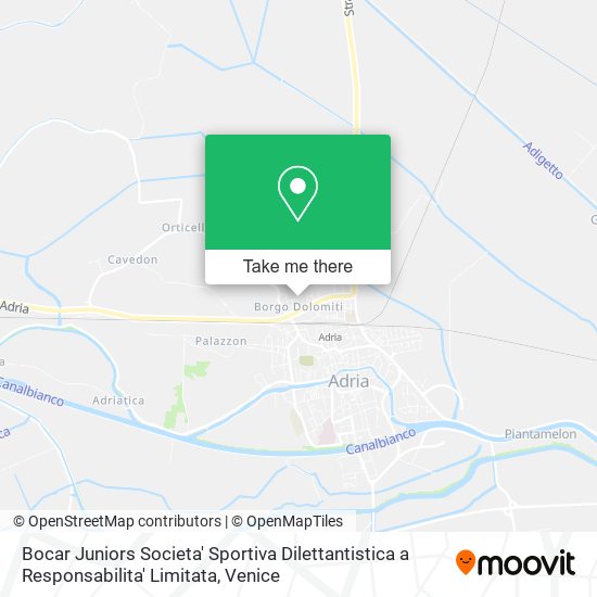 Bocar Juniors Societa' Sportiva Dilettantistica a Responsabilita' Limitata map