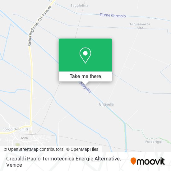 Crepaldi Paolo Termotecnica Energie Alternative map