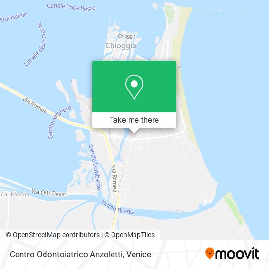 Centro Odontoiatrico Anzoletti map