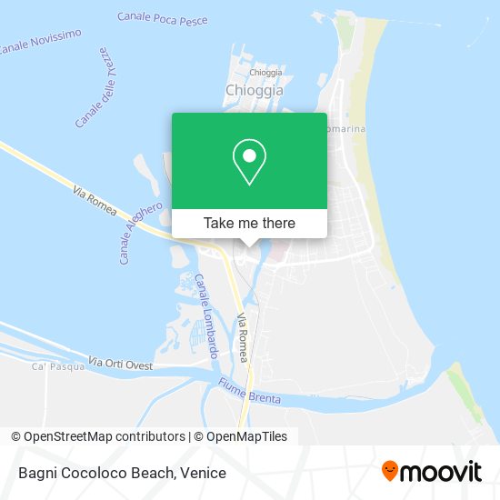 Bagni Cocoloco Beach map