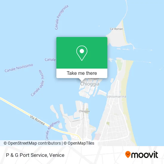 P & G Port Service map