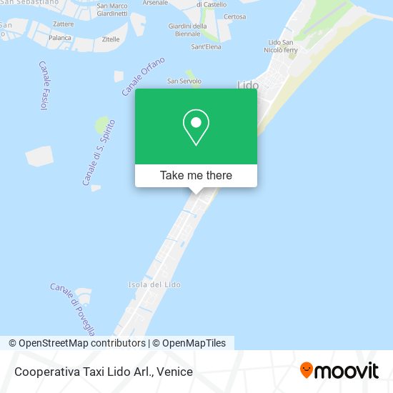 Cooperativa Taxi Lido Arl. map