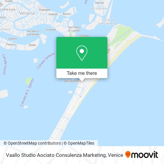 Vaallo Studio Aociato Consulenza Marketing map