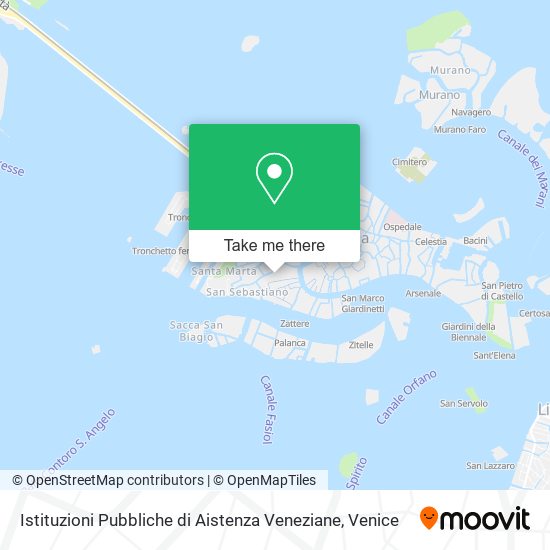 Istituzioni Pubbliche di Aistenza Veneziane map