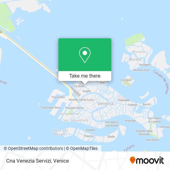 Cna Venezia Servizi map