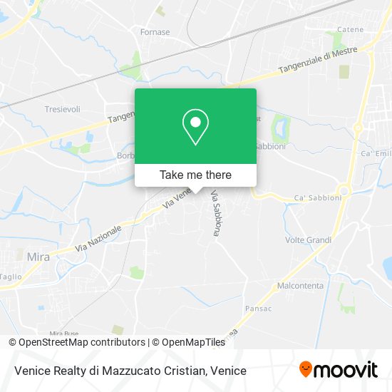 Venice Realty di Mazzucato Cristian map