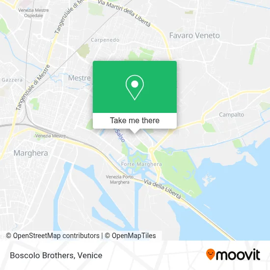 Boscolo Brothers map