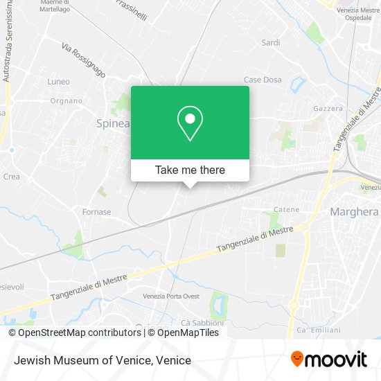 Jewish Museum of Venice map