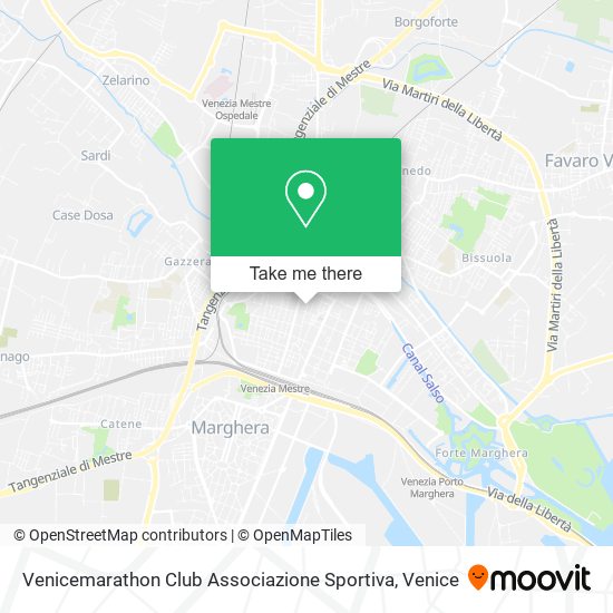Venicemarathon Club Associazione Sportiva map