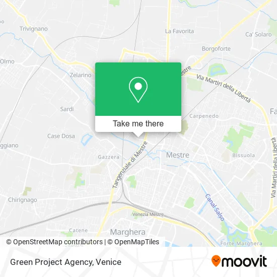 Green Project Agency map