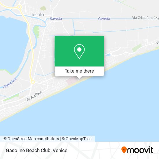 Gasoline Beach Club map