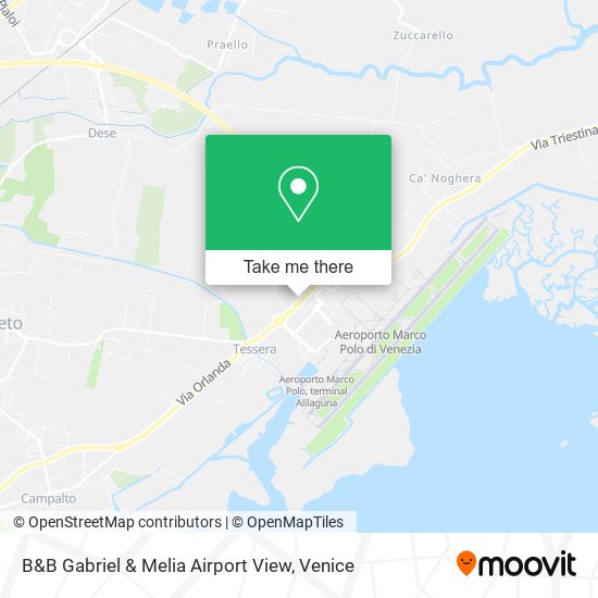 B&B Gabriel & Melia Airport View map