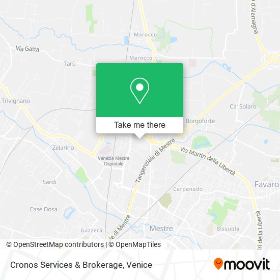 Cronos Services & Brokerage map