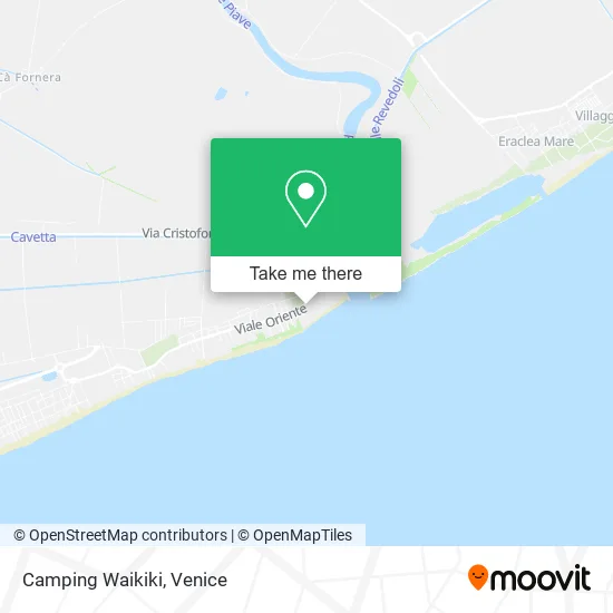 Camping Waikiki map