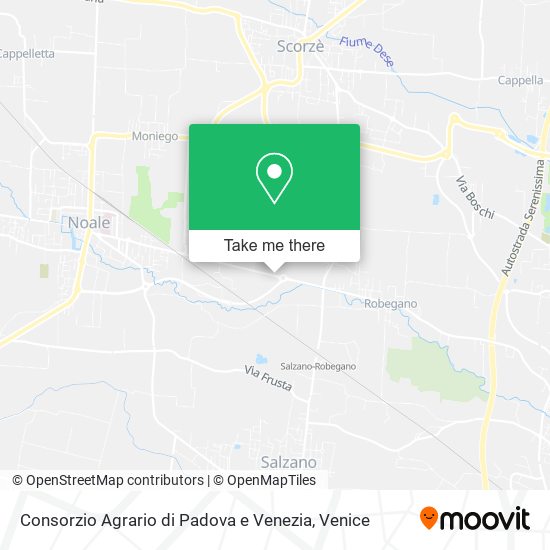 Consorzio Agrario di Padova e Venezia map