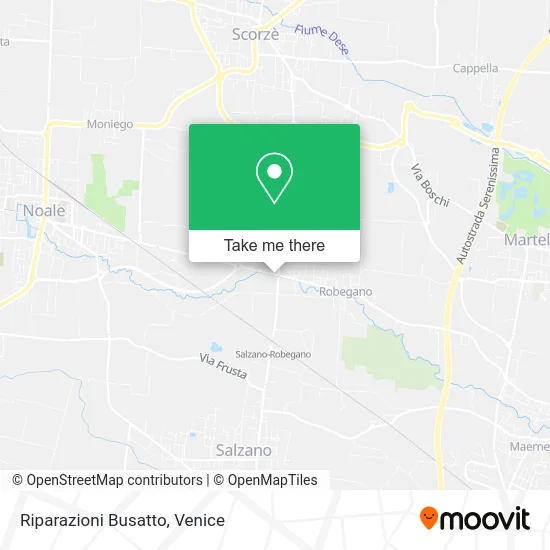 Busatto Repairs map