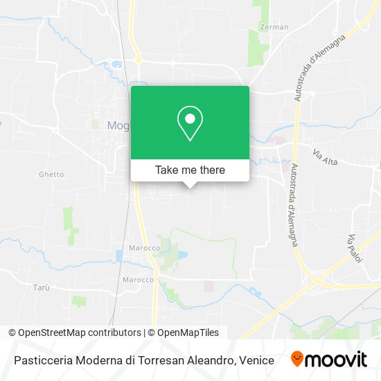 Pasticceria Moderna di Torresan Aleandro map