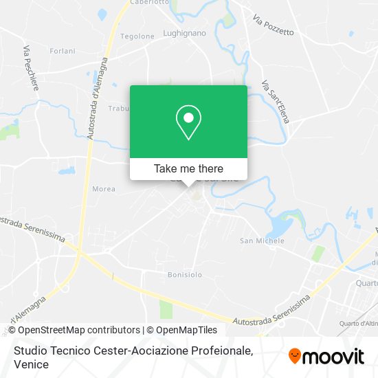 Studio Tecnico Cester-Aociazione Profeionale map