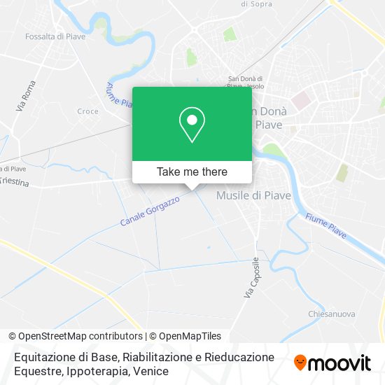 Equitazione di Base, Riabilitazione e Rieducazione Equestre, Ippoterapia map