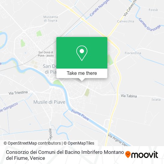 Consorzio dei Comuni del Bacino Imbrifero Montano del Fiume map