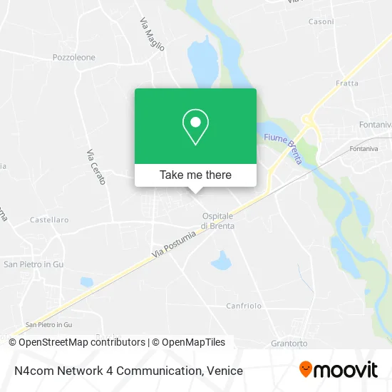 N4com Network 4 Communication map