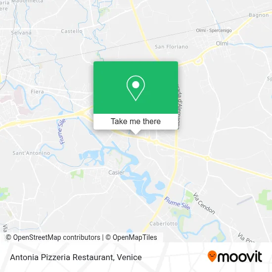Antonia Pizzeria Restaurant map