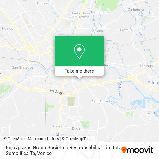 Enjoypizzas Group Societa' a Responsabilita' Limitata Semplifica Ta map