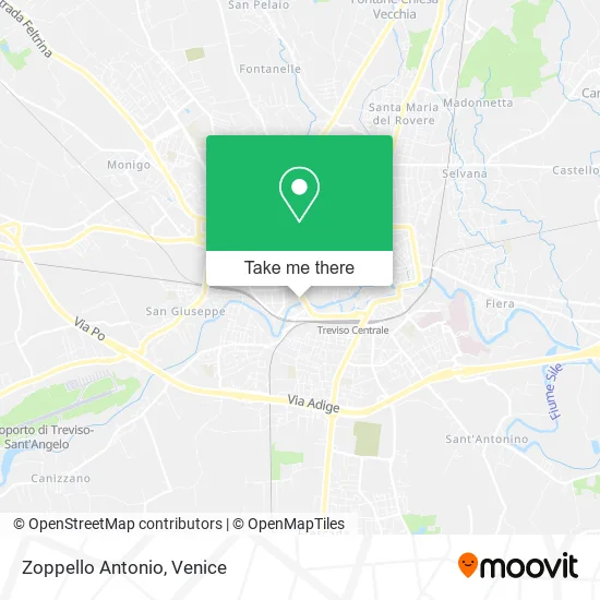 Zoppello Antonio map