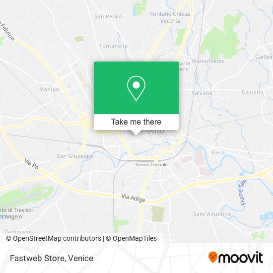 Fastweb Store map