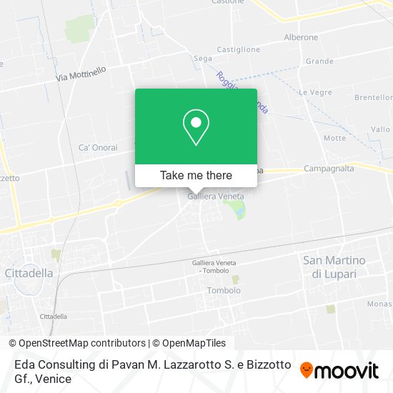 Eda Consulting di Pavan M. Lazzarotto S. e Bizzotto Gf. map
