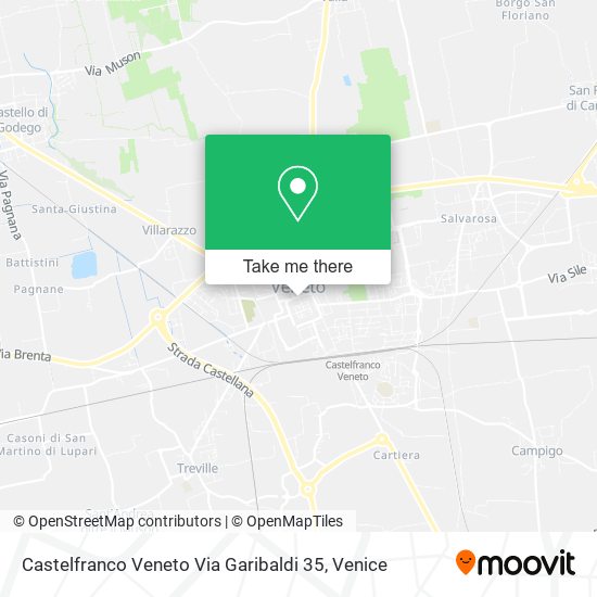Castelfranco Veneto Via Garibaldi 35 map