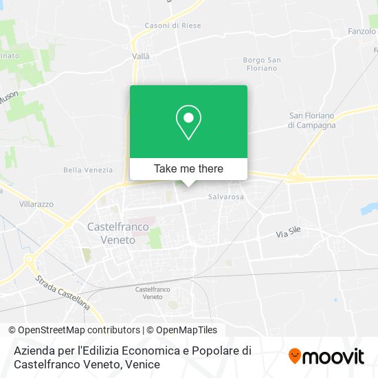 Azienda per l'Edilizia Economica e Popolare di Castelfranco Veneto map