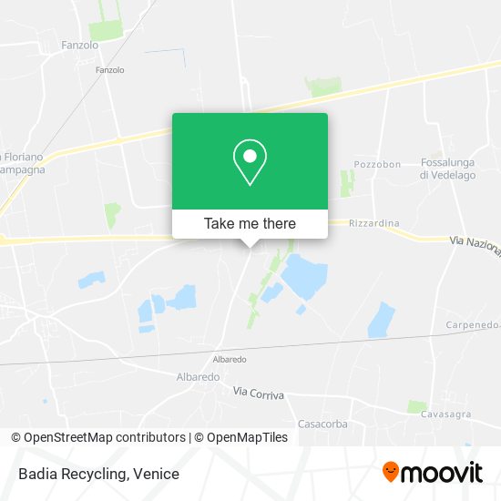 Badia Recycling map