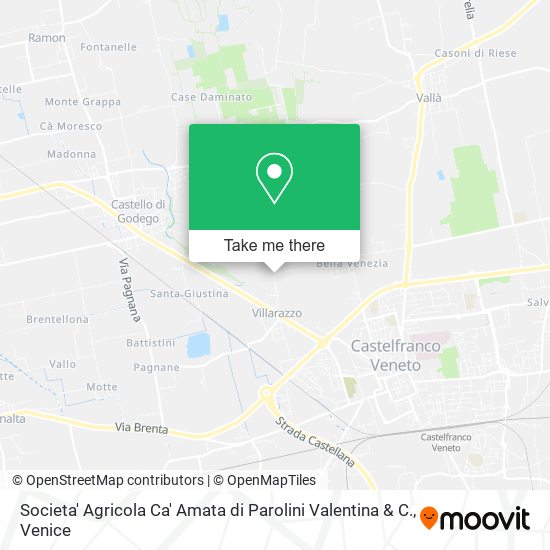 Societa' Agricola Ca' Amata di Parolini Valentina & C. map