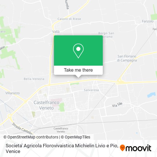 Societa' Agricola Florovivaistica Michielin Livio e Pio map