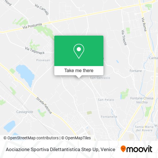 Aociazione Sportiva Dilettantistica Step Up map