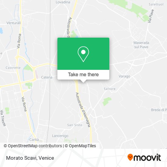 Morato Scavi map