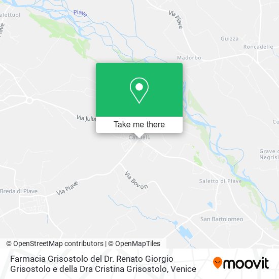 Farmacia Grisostolo del Dr. Renato Giorgio Grisostolo e della Dra Cristina Grisostolo map