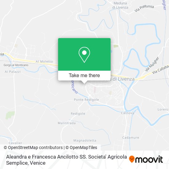 Aleandra e Francesca Ancilotto SS. Societa' Agricola Semplice map