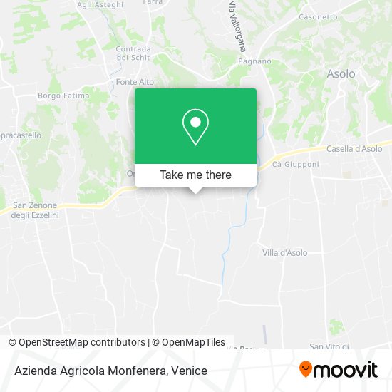 Azienda Agricola Monfenera map