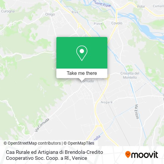 Caa Rurale ed Artigiana di Brendola-Credito Cooperativo Soc. Coop. a Rl. map